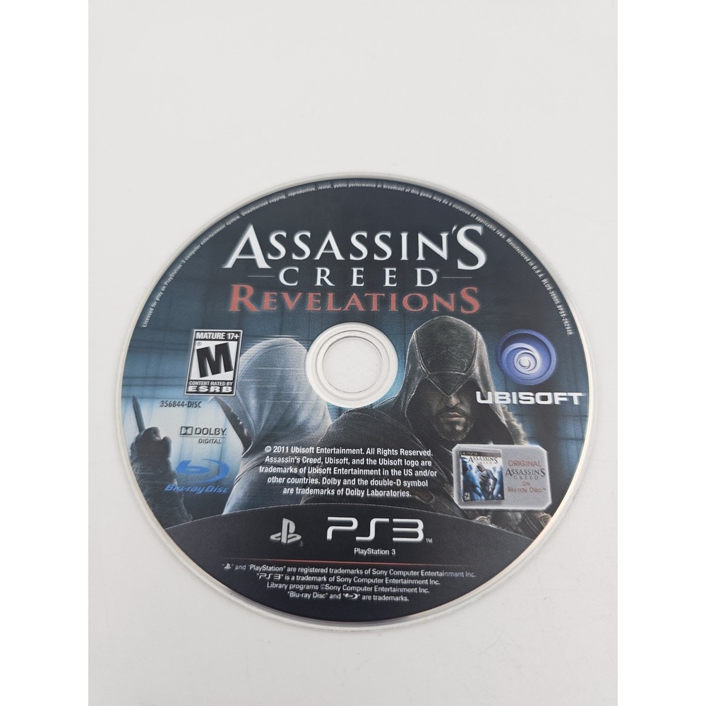 Assassin's Creed: Revelations (PlayStation 3 PS3) DISC ONLY Tested + Working